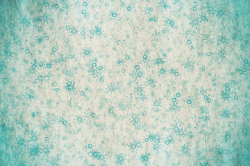snowflakes on old paper texture