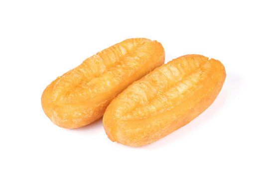 Chinese Fried Dough isolated on white background.