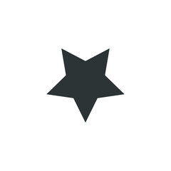Vector sign of the Star price tag symbol is isolated on a white background. Star price tag icon color editable.