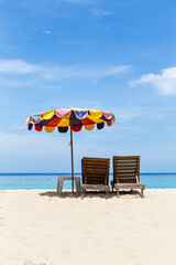 Tropical island in South of Thailand, holiday destination in Asia, relax by the sea