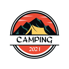 Camping Logo , Adventure Logo Vector