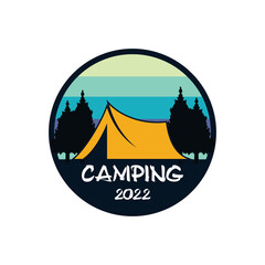 Fototapeta premium Camping Logo , Adventure Logo Vector