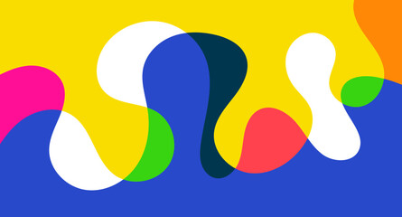 Abstract colorful fluid background vector design. Wallpaper banner, magazine, social media, creative album, art cover editable layout illustration template.