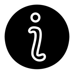 info glyph icon