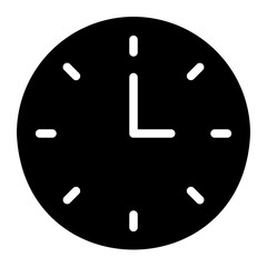 clock glyph icon