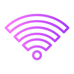 wifi gradient icon