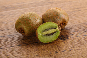 Sweet ripe and juicy kiwi fruit