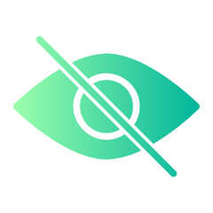 invisible gradient icon