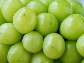 신선한 유기농 과일 샤인 머스켓, 포도