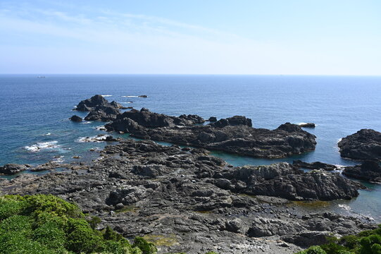 Kii Peninsula Coastline In Spring