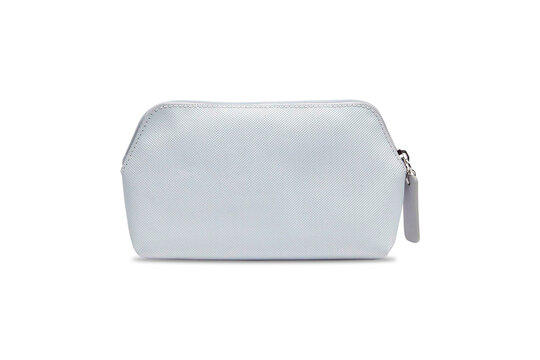 Empty canvas clutch bag for cosmetic mockup, isolated, 3d rendering. Blank  small handbag purse mockup, top view. Soft cosmetic accessory, makeup bag.  Illustration Stock | Adobe Stock