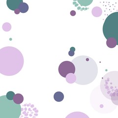 Fashionable geometric pattern and floral pattern with a square of two. Ready-to-create publications in the media, mobile applications, banner design, postcards and advertising on the Internet.