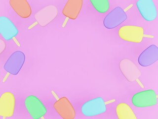 3D　アイス　フレーム