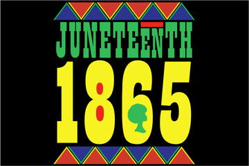 Juneteenth 19th June 1865 T-Shirt, African American Shirt, Afro American, Free-ish Since 1865, Juneteenth Shirt, Black History, Black Power, Black History Month, Celebrate Juneteenth T-Shirt Design