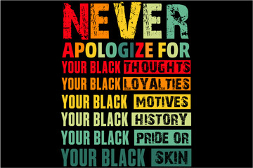 Never Apologize For Your Blackness Shirt, Juneteenth 19th June 1865 Shirt, African American Shirt, Afro American, Free-ish Since 1865, Juneteenth, Black History, Black Power, Black History Month, 