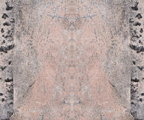 Stone textured wall with side edges, space for text