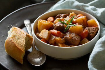 Rosemary Root Vegetable Beef Stew