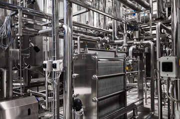 Pipeline system for fermented milk products making at plant