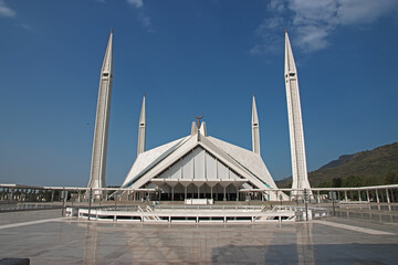 Faisal Mosque in Islamabad, Pakistan