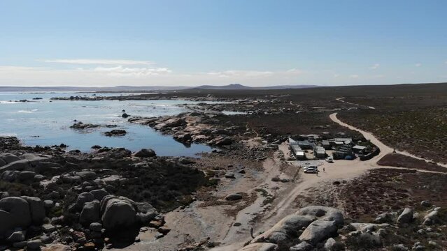 West coast aerial footage Paternoster