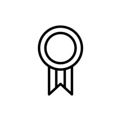 award badge icon flat style trendy stylist simple