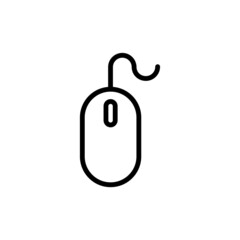 Fototapeta premium mouse icon flat style trendy stylist simple