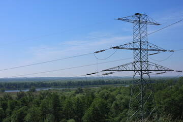 Obraz premium power lines