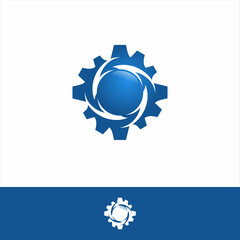 Gear tech logo design for your best business company
