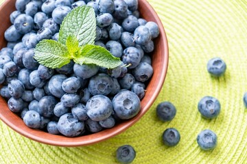 Food healthy blueberry berry organic. dessert fruit