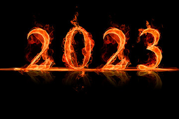 2023 digital creative synthesis on black background