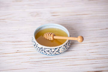 Honey in a bowl