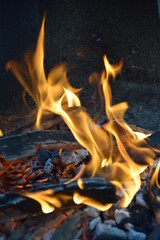 Flamme feux  Fond d'&eacute;cran