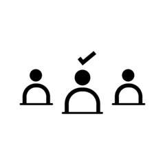 Black solid for Choose Icon