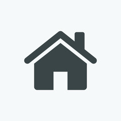 Fototapeta na wymiar Home vector icon. Isolated house icon vector design. Designed for web and app design interfaces.
