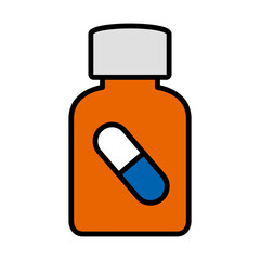 Pills Bottle Icon