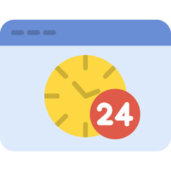24  Hours Icon