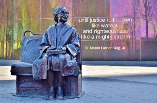 Rosa Parks Statue in Dallas, Texas, USA
