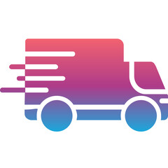 Fototapeta premium Fast Delivery Icon