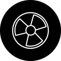 Fototapeta premium Radio Active Icon