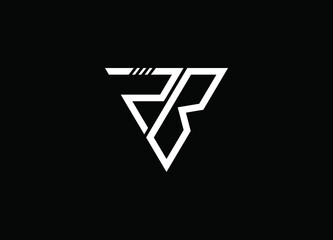 RB logo designed with letter R B in vector format. © Raju
