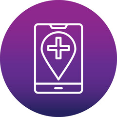 Obraz premium Location Icon