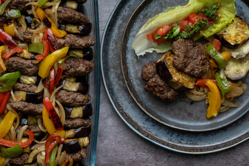 Baingan Kabab or Eggplant kebab,