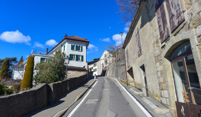 Grandvaux im Distrikt Lavaux-Oron im Kanton Waadt / Schweiz