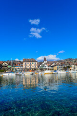 Yachthafen Lutry, Distrikt Lavaux-Oron des Kantons Waadt / Schweiz