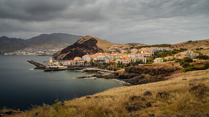 Fototapeta premium Distance view of Quinta do Lorde (Madeira)