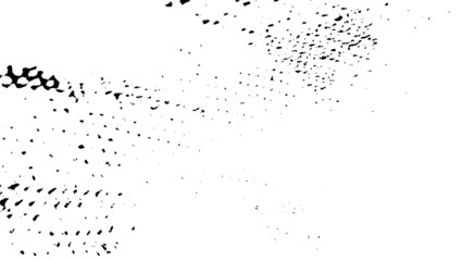 Aged damaged grunge vintage trendy scuffed wrap. Blotched retro messy surface relief burlap closeup. Torn bumpy dirt blemished flecked sprayed denim carpet. Splattered particle destroyed broken rug