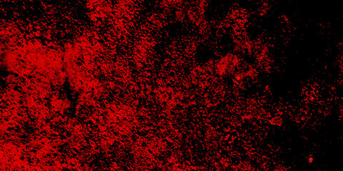 Abstract background with beautiful red grunge marble on black background and orange granite tiles floor . Grunge bloody wall plaster painted texture with metallic gloss. paper texture and Vector shape