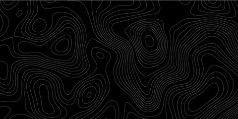 Topographic background and texture, monochrome image.  Topographic multicolored linear background for design, abstraction with place for text. Geography concept.Topography map grid in vector design .