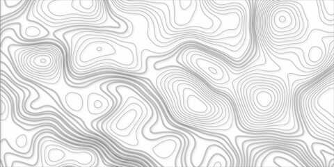 Black and white abstract background vector, Abstract topographic contours map background .Topographic background and texture, monochrome image. 3D waves. Marble texture with natural pattern .