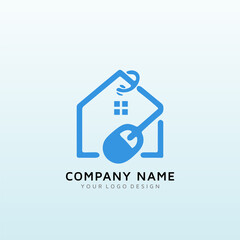 Click Mouse, Buy House real estate logo